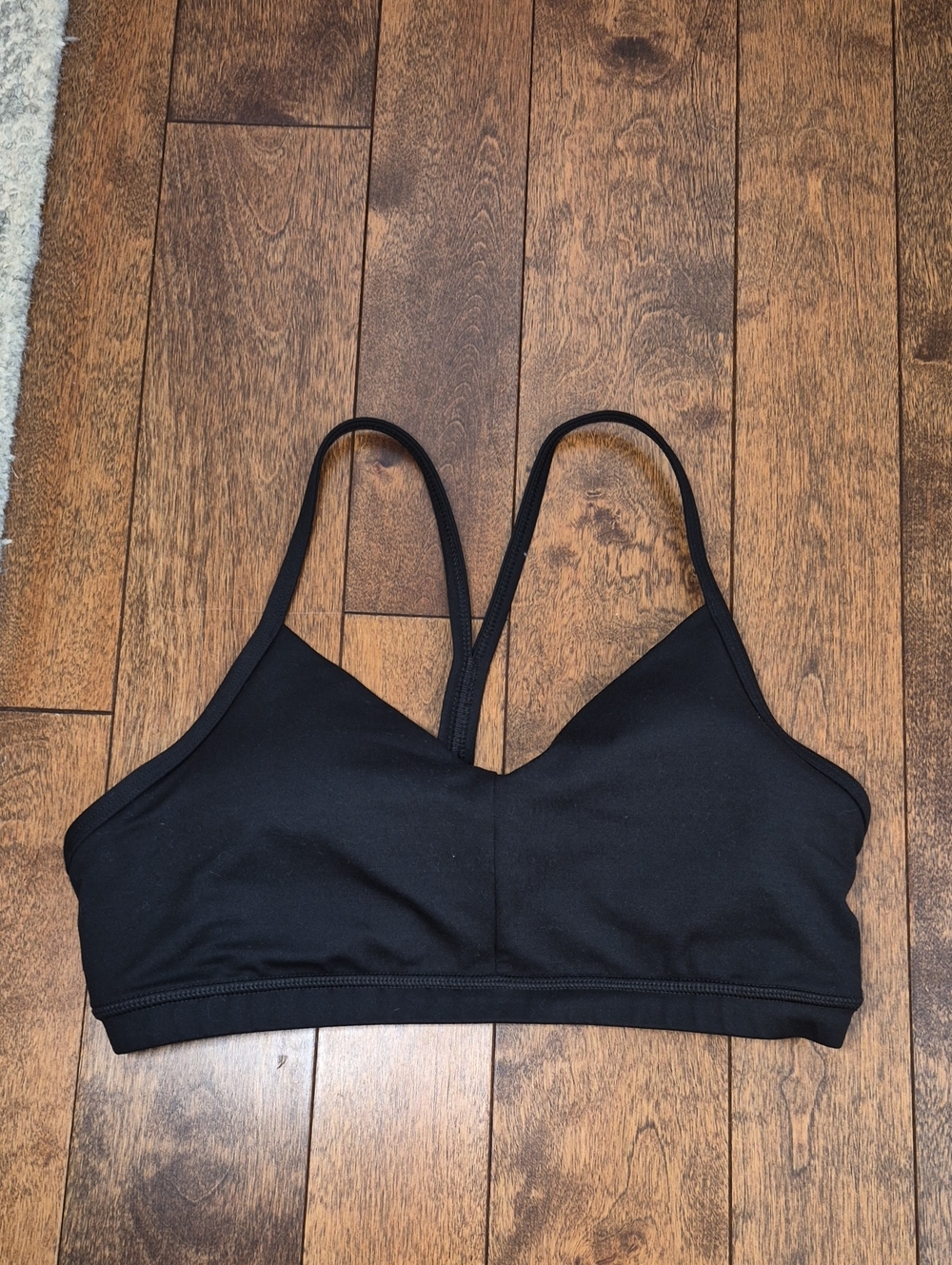 Fleo Black Wireless Bralette with Thin Straps